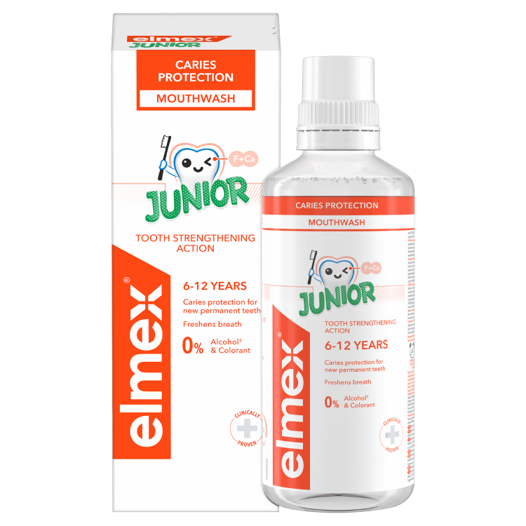 elmex Caries Protection Junior ústna voda 