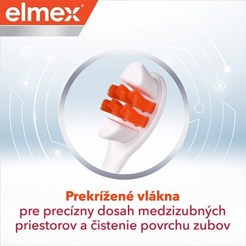 Piktogram s textom označujúcim počet vlákien v zubnej kefke