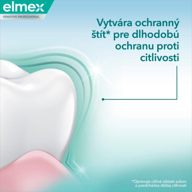 Vytvára ochranný štít* pre dlhodobú ochranu proti citlivosti