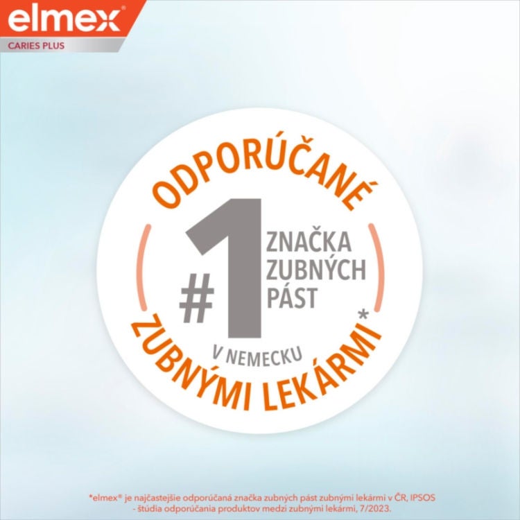 ODPORÚČANÉ ZUBNÝMI LEKÁRMI* V NEMECKU #1 ZNAČKA ZUBNÝCH PÁST