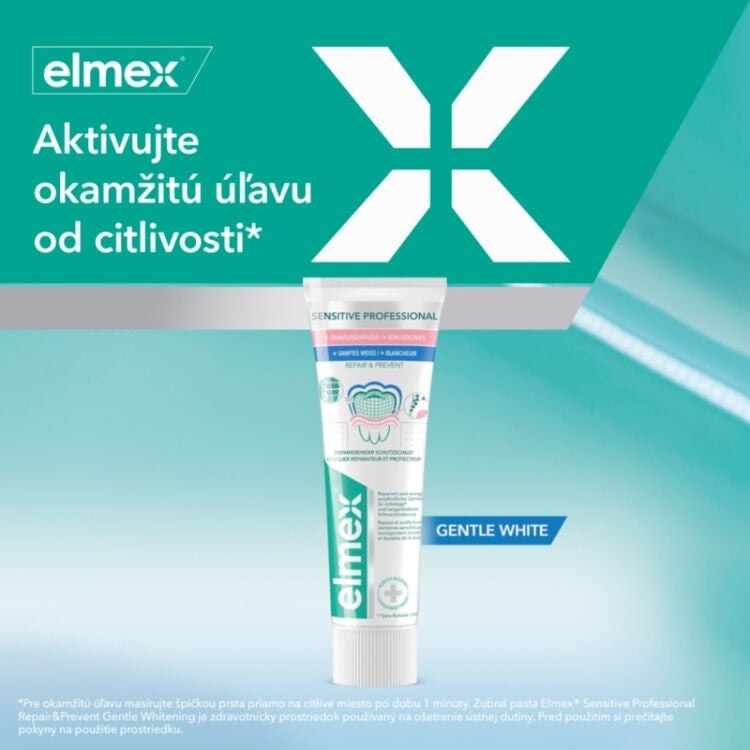Aktivujte okamžitú úľavu od citlivosti*
