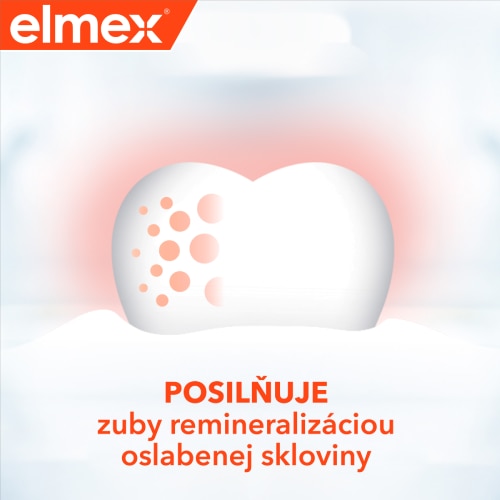 Grafické znázornenie zuba s posilnenou sklovinou. 