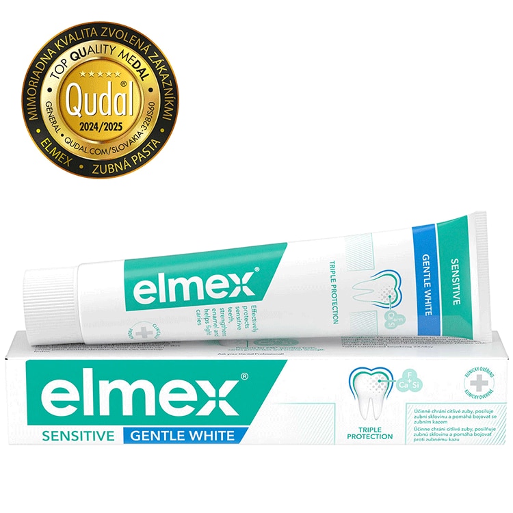 elmex® Sensitive Gentle White zubná pasta na citlivé zuby