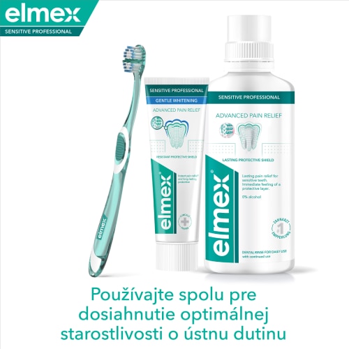 Režim Sensitive Professional Whitening- zubná pasta, ústna voda, zubná kefka 