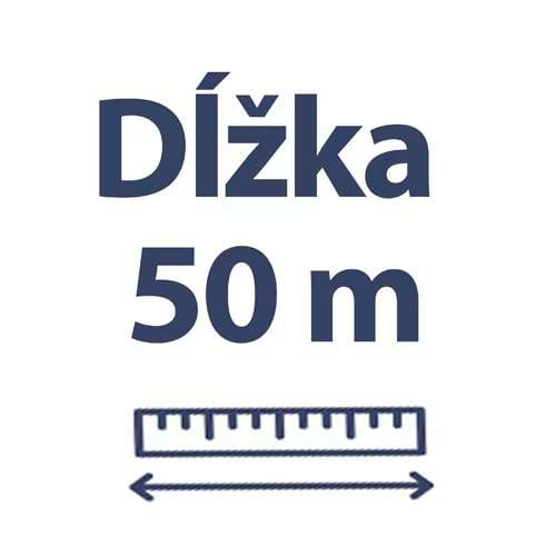 Dĺžka zubnej niťe je 50 metrov