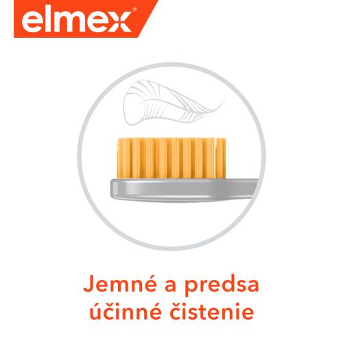 Jemné štetiny zubnej kefky pre efektívne čistenie.